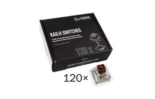 Коричневые переключатели Glorious PC Gaming Race Kailh Box | Tactile & Silent, 120 шт. цена и информация | Клавиатуры | pigu.lt