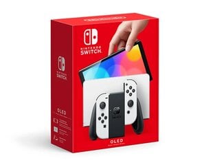 Nintendo Switch OLED консоль (с Neon Red и Neon Blue Joy-Con) цена и информация | Игровые приставки | pigu.lt