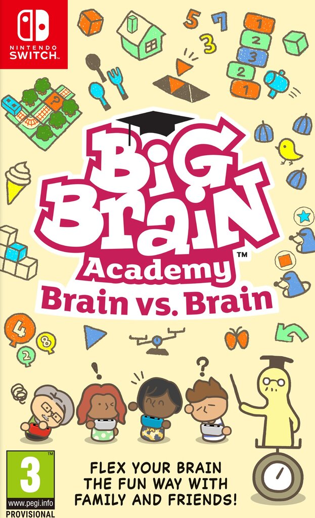 Big Brain Academy: Brain vs. Brain, Nintendo Switch kaina ir informacija | Kompiuteriniai žaidimai | pigu.lt