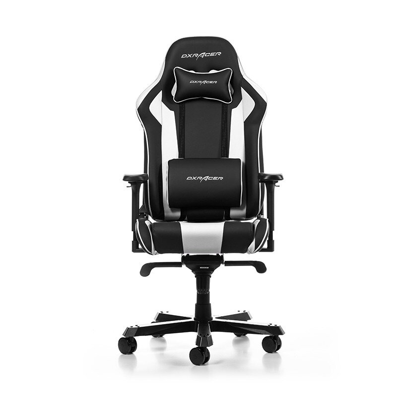 DXRACER KING K99-NW juoda/balta ergonominė kėdė kaina ir informacija | Biuro kėdės | pigu.lt