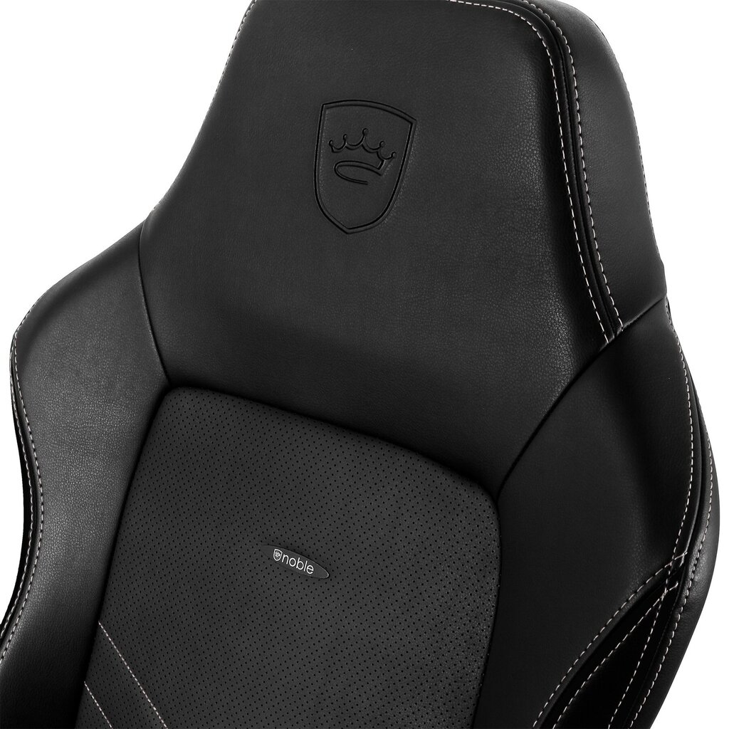 Darbo kėdė Noblechairs Hero, juoda kaina ir informacija | Biuro kėdės | pigu.lt