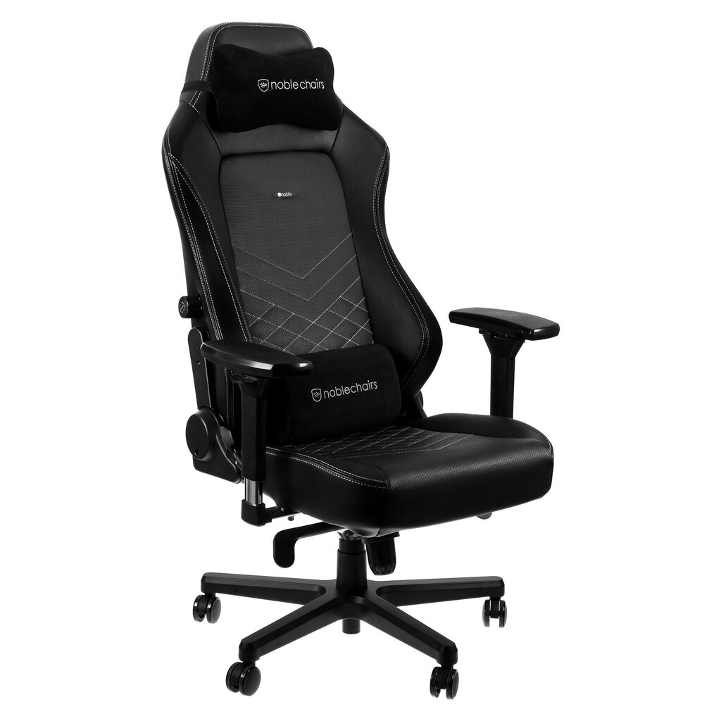 Darbo kėdė Noblechairs Hero, juoda цена и информация | Biuro kėdės | pigu.lt