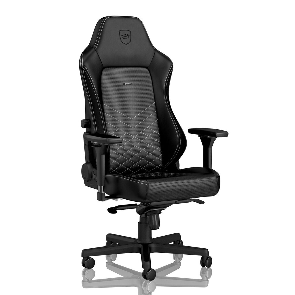 Darbo kėdė Noblechairs Hero, juoda kaina ir informacija | Biuro kėdės | pigu.lt