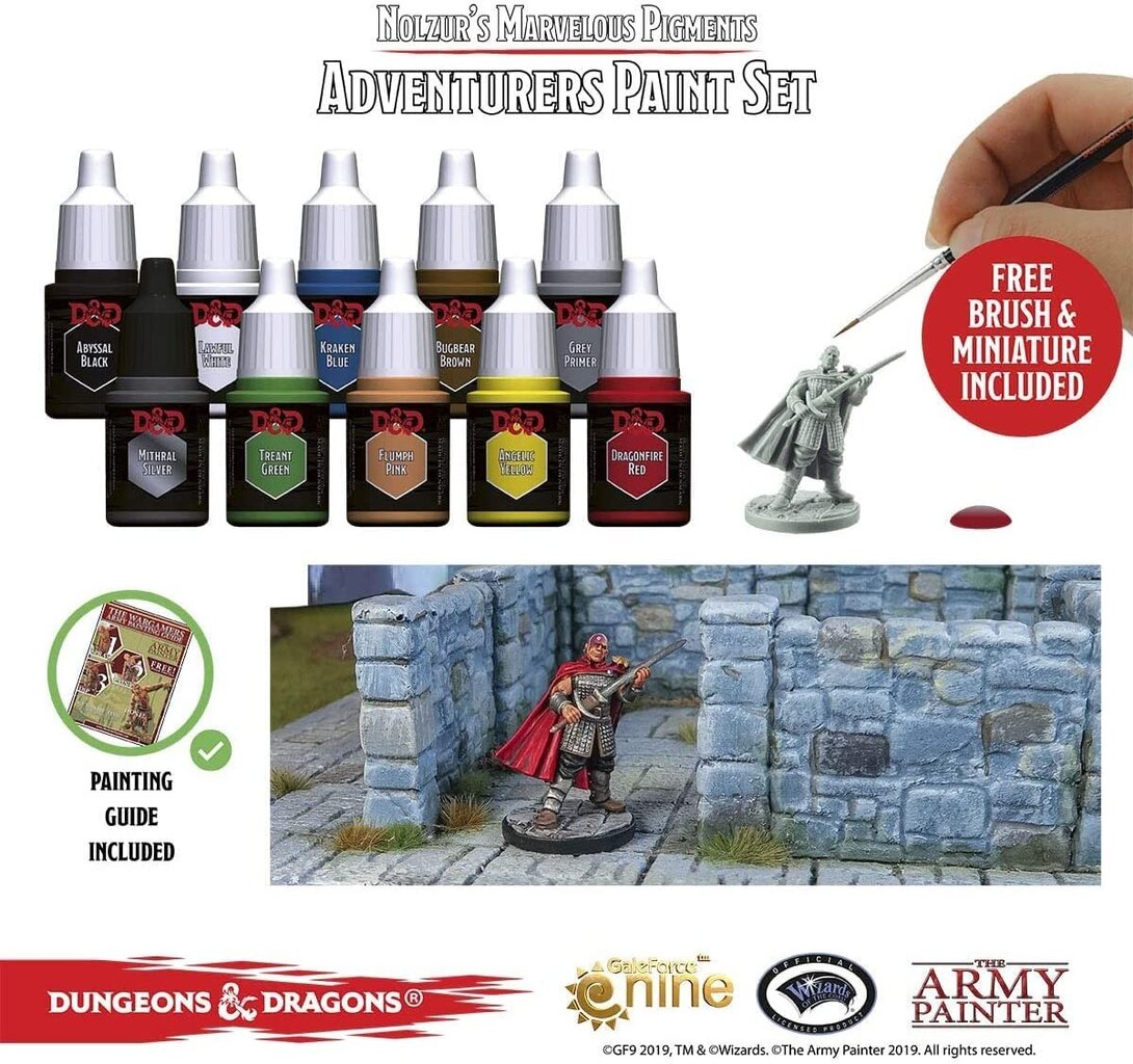 Stalo žaidimas D&D Nolzur's Marvelous Pigments - Adventurers Paint Set kaina ir informacija | Stalo žaidimai, galvosūkiai | pigu.lt