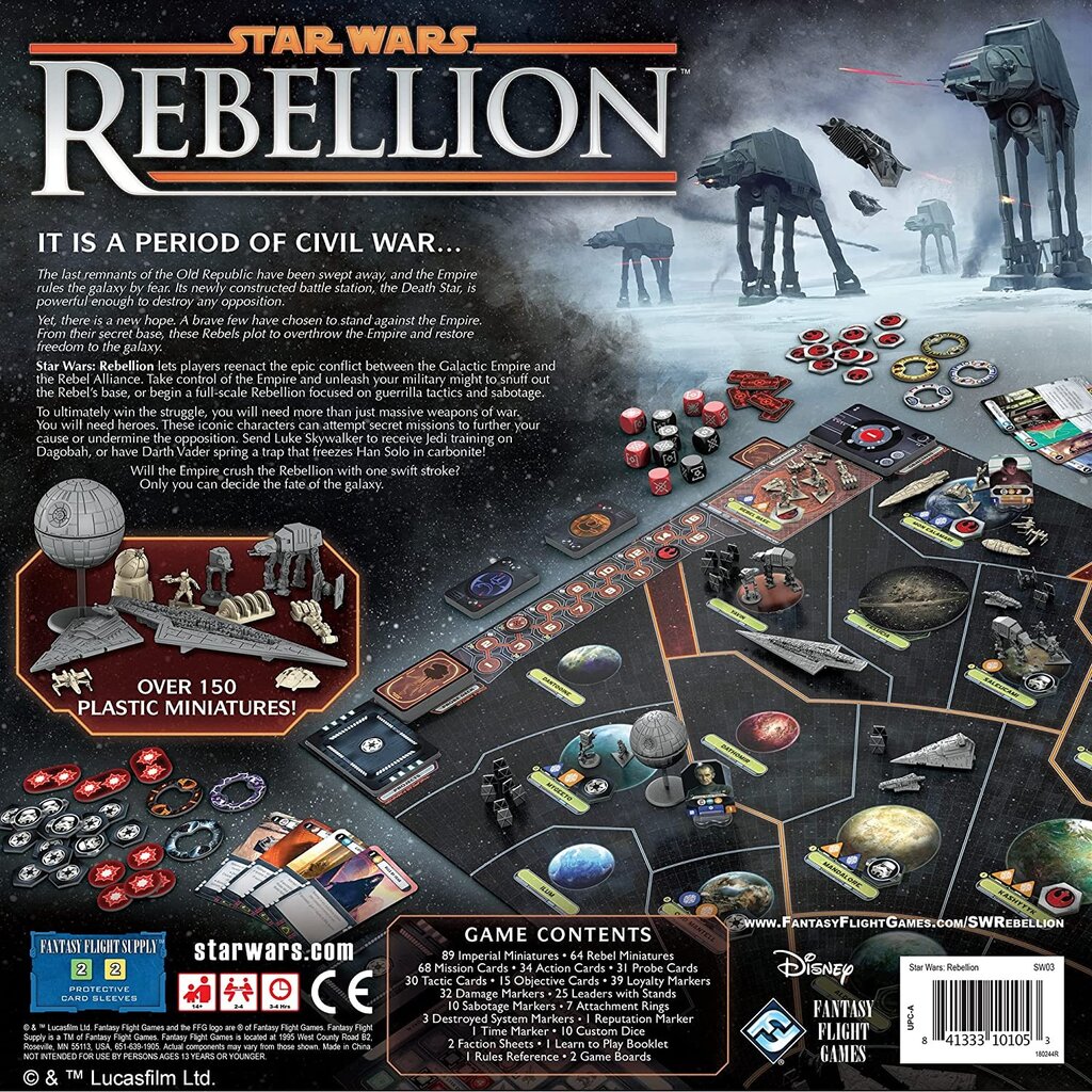 Игра Star Wars: Rebellion цена | pigu.lt