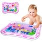 Pripučiamas sensorinis vandens kilimėlis kūdikiui, rožinis kaina ir informacija | Lavinamieji žaislai | pigu.lt