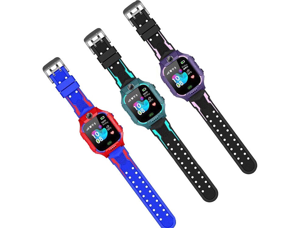 VG-06212 Red/Violet/Turquoise kaina ir informacija | Išmanieji laikrodžiai (smartwatch) | pigu.lt