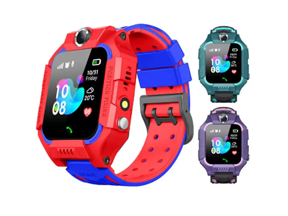 VG-06212 Red/Violet/Turquoise kaina ir informacija | Išmanieji laikrodžiai (smartwatch) | pigu.lt