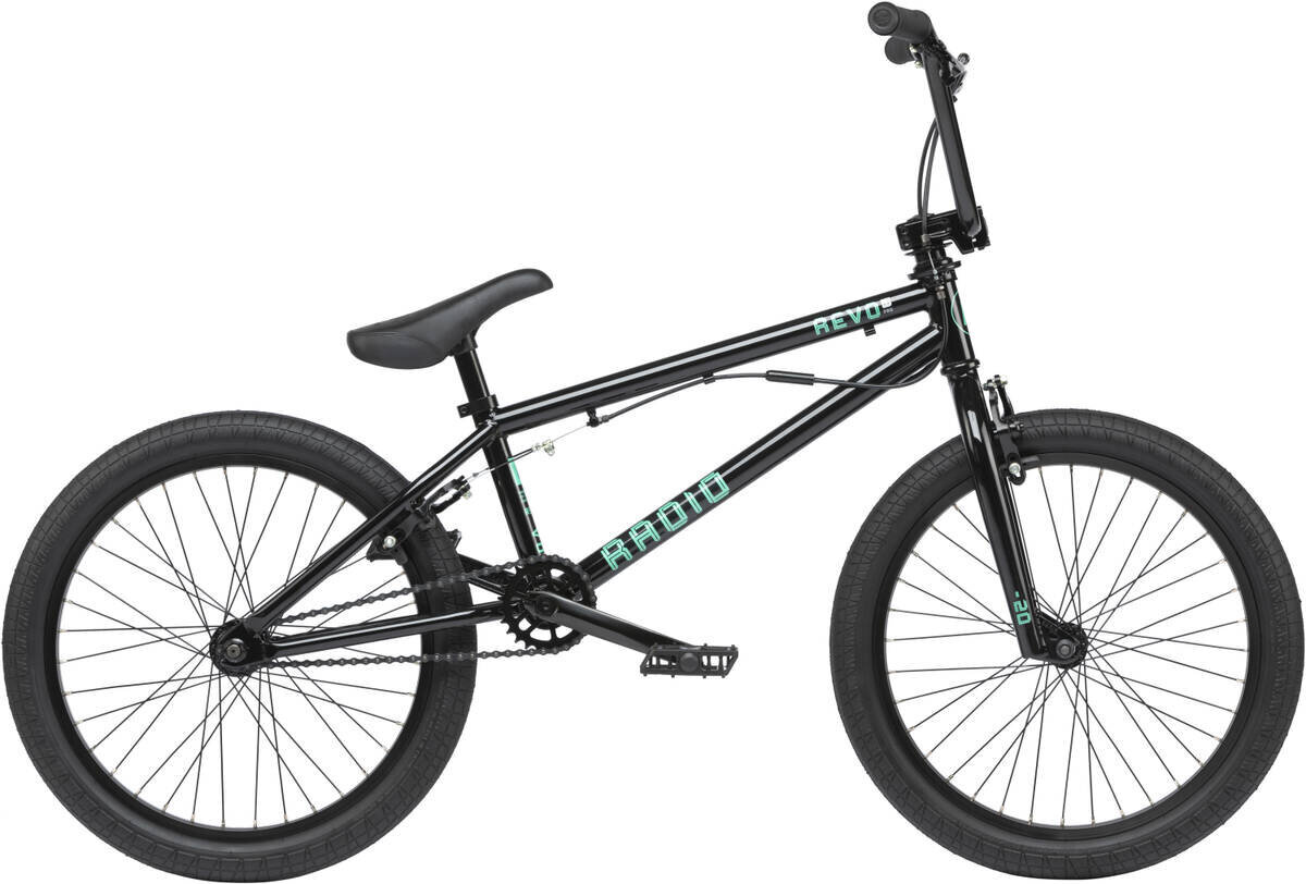 Radio Revo Pro FS 20" 2021 BMX Freestyle dviratis, juodas kaina ir informacija | Dviračiai | pigu.lt