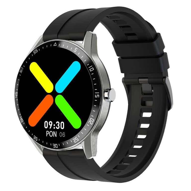 G. Rossi SW018 Silver/Black kaina ir informacija | Išmanieji laikrodžiai (smartwatch) | pigu.lt