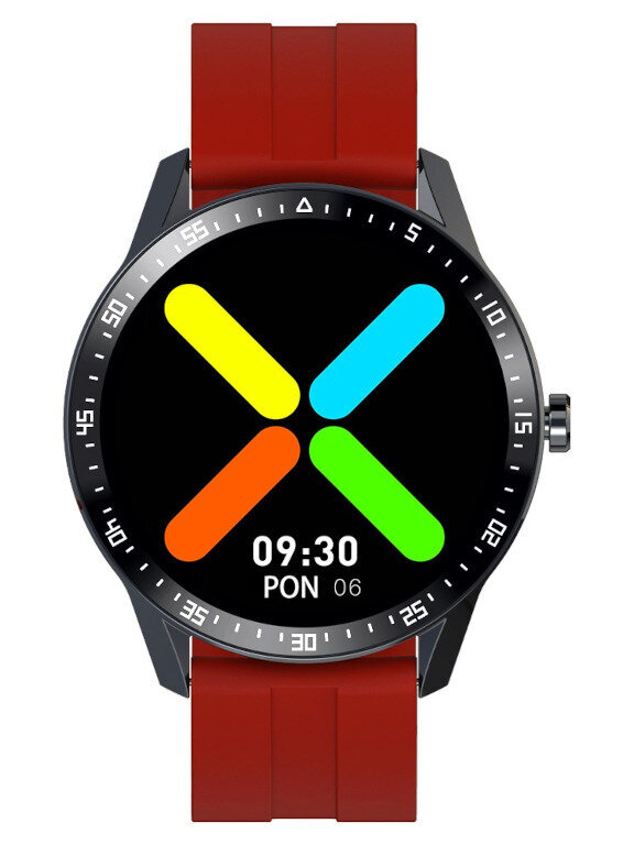 G. Rossi SW018 Black/Red цена и информация | Išmanieji laikrodžiai (smartwatch) | pigu.lt