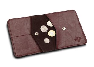 Vyriška piniginė su skyriumi monetoms Solier SW15 Slim 23350, raudona kaina ir informacija | Vyriškos piniginės, kortelių dėklai | pigu.lt