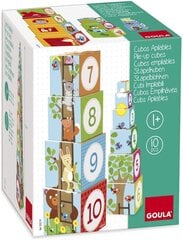 10 развивающих кубиков, Forest Goula, 55219 цена и информация | Развивающие игрушки | pigu.lt