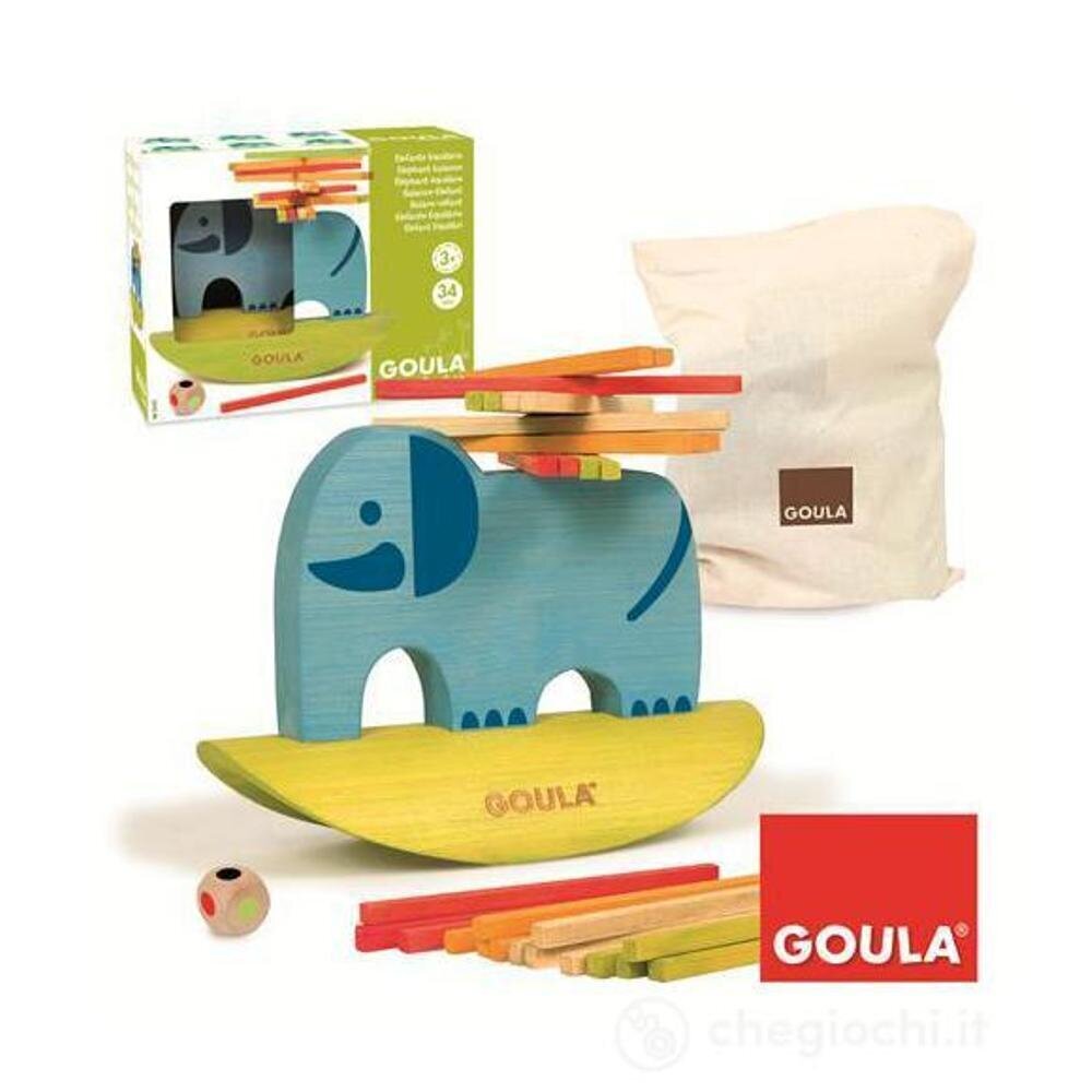 Drambliukas Elephant Balance Goula 53422 цена и информация | Lavinamieji žaislai | pigu.lt
