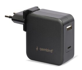 Gembird Npa-PD60-01 60W цена и информация | Зарядные устройства для ноутбуков | pigu.lt