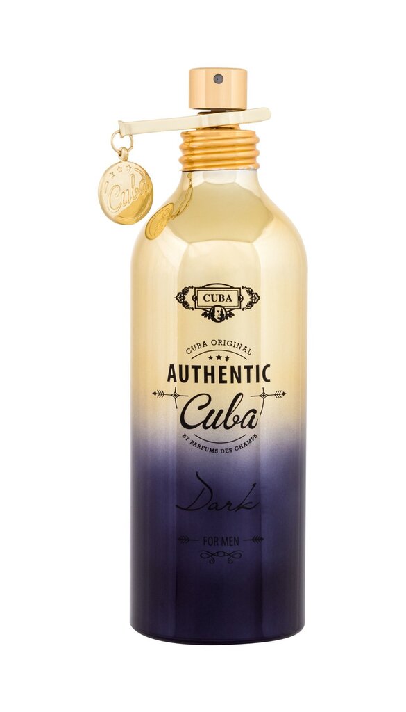 Tualetinis vanduo Cuba Authentic Dark by Cuba EDT vyrams,100 ml kaina ir informacija | Kvepalai vyrams | pigu.lt