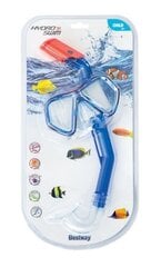 Nardymo rinkinys Bestway Snorkeling, mėlynas kaina ir informacija | Nardymo įranga | pigu.lt