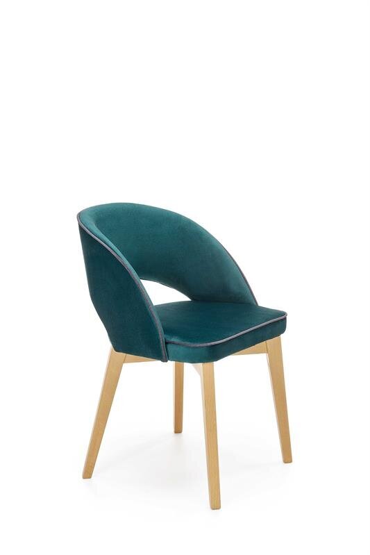 Kėdė Halmar Marino Monolith 37, žalia kaina ir informacija | Virtuvės ir valgomojo kėdės | pigu.lt