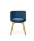 Kėdė Halmar Marino Monolith 77, mėlyna kaina ir informacija | Virtuvės ir valgomojo kėdės | pigu.lt