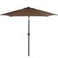 Lauko skėtis Springos GU0023, 250 cm, rudas kaina ir informacija | Skėčiai, markizės, stovai | pigu.lt