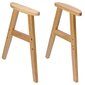 Medinės fotelio kojos, 2 vnt kaina ir informacija | Svetainės foteliai | pigu.lt