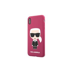 Telefono dėklas Karl Lagerfeld iPhone X, XS KLHCPXSLFKFU kaina ir informacija | Telefono dėklai | pigu.lt