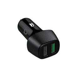 Acme 2-ports USB Car Charger kaina ir informacija | Krovikliai telefonams | pigu.lt