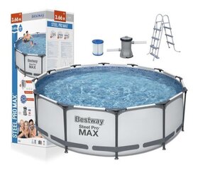 Baseinas Bestway Steel Pro Max 366 x 100 cm kaina ir informacija | Baseinai | pigu.lt