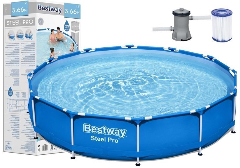 Baseinas Bestway 366 x 76 cm kaina ir informacija | Baseinai | pigu.lt