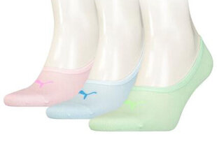 Женские носки PUMA Footie Unisex Lime Punch, 3 пары цена и информация | Женские носки | pigu.lt