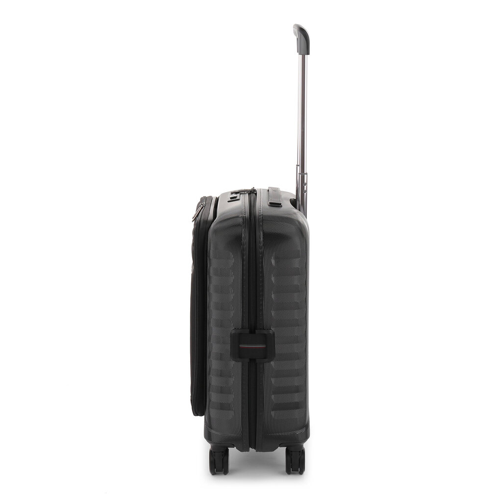 Lagaminas rankiniam bagažui DOUBLE PREMIUM, juodas цена и информация | Lagaminai, kelioniniai krepšiai | pigu.lt