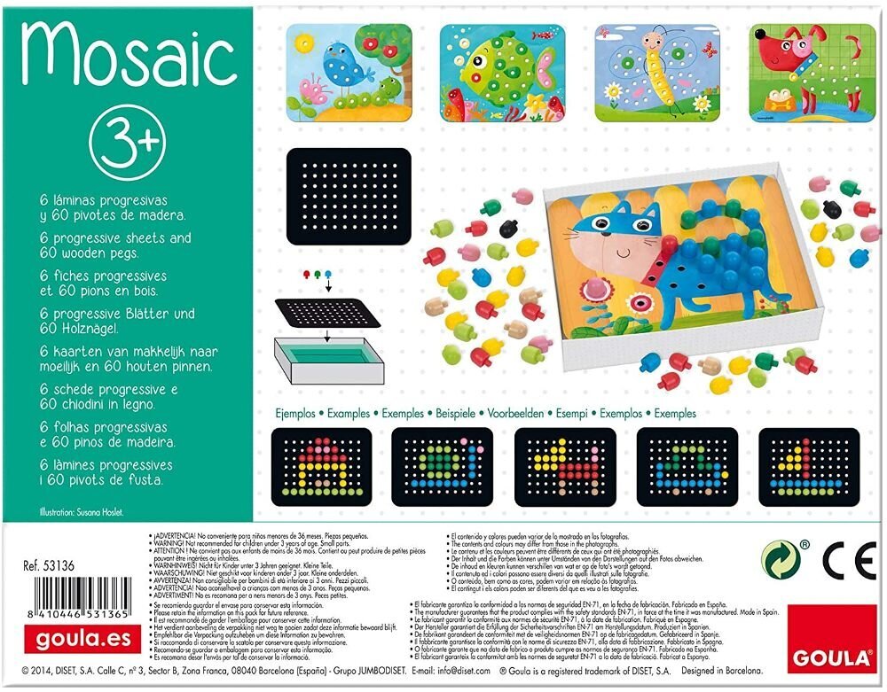 Medine mozaika Goula 53136 kaina ir informacija | Lavinamieji žaislai | pigu.lt