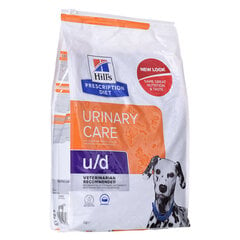 Hill's Prescription Diet Canine u/d Urinary Care для собак с камнями в мочевом пузыре, 4 кг цена и информация | Сухой корм для собак | pigu.lt