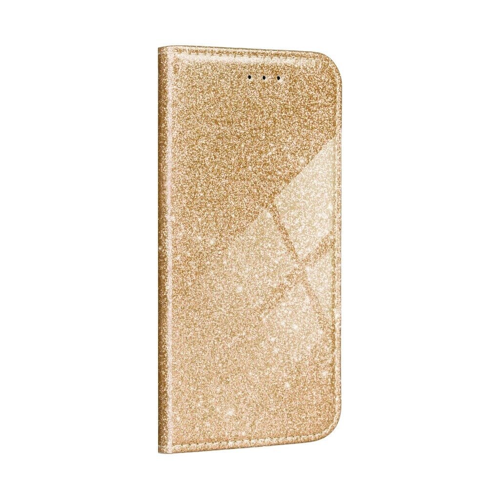 Forcell SHINING Book for IPHONE 12 / 12 PRO gold kaina ir informacija | Telefono dėklai | pigu.lt