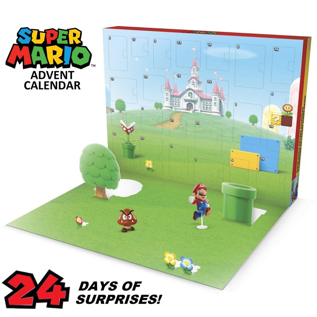 Kalendorius JAKKS Super Mario Advento kalendorius kaina pigu.lt