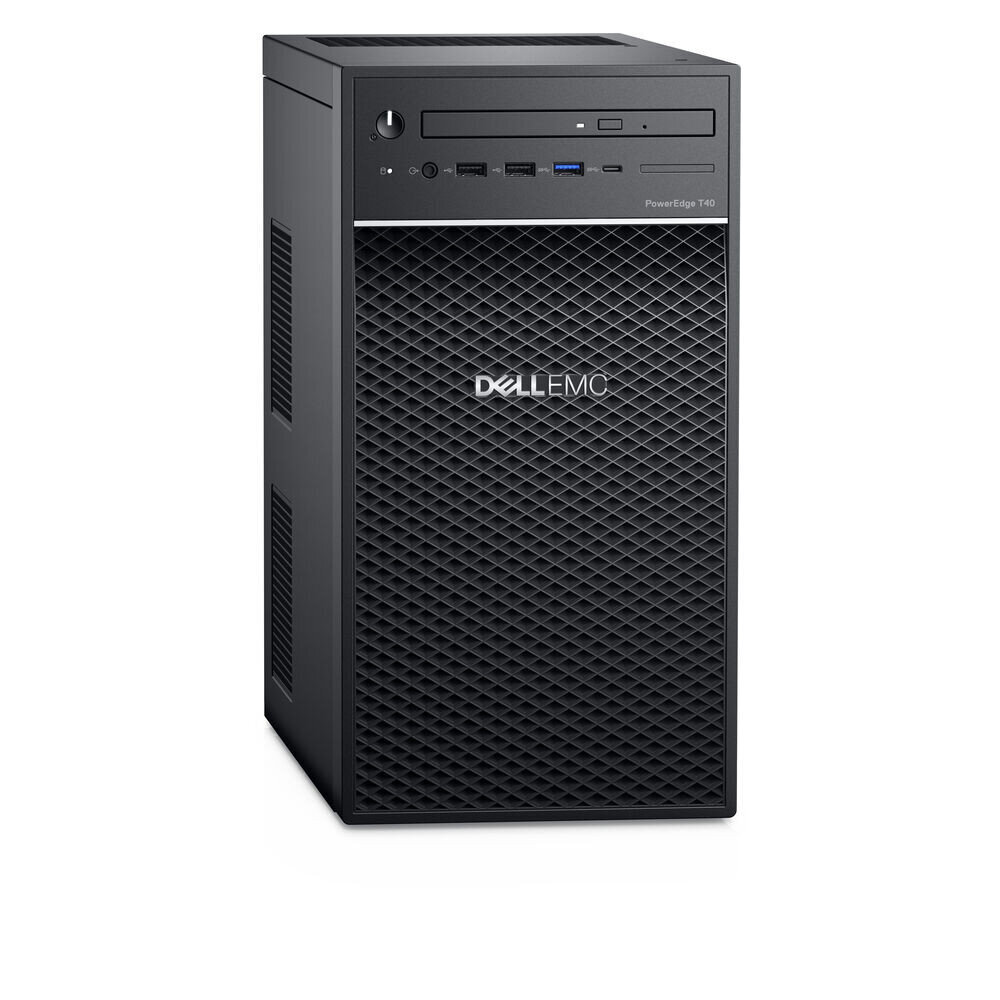 Serverio bokštas Dell T40 Intel Xeon E-2224G 1 TB 8 GB DDR4 kaina ir informacija | Serveriai | pigu.lt