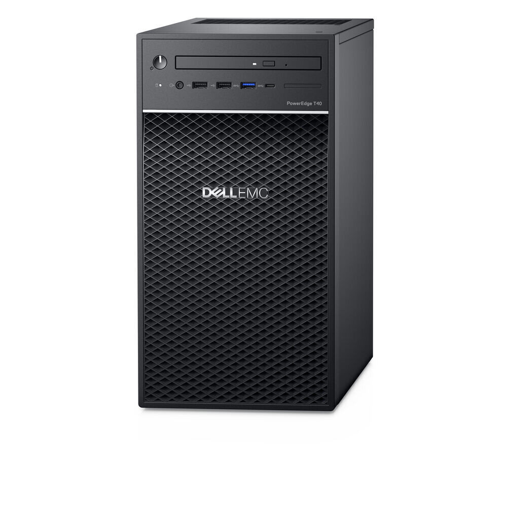 Serverio bokštas Dell T40 Intel Xeon E-2224G 1 TB 8 GB DDR4 kaina ir informacija | Serveriai | pigu.lt