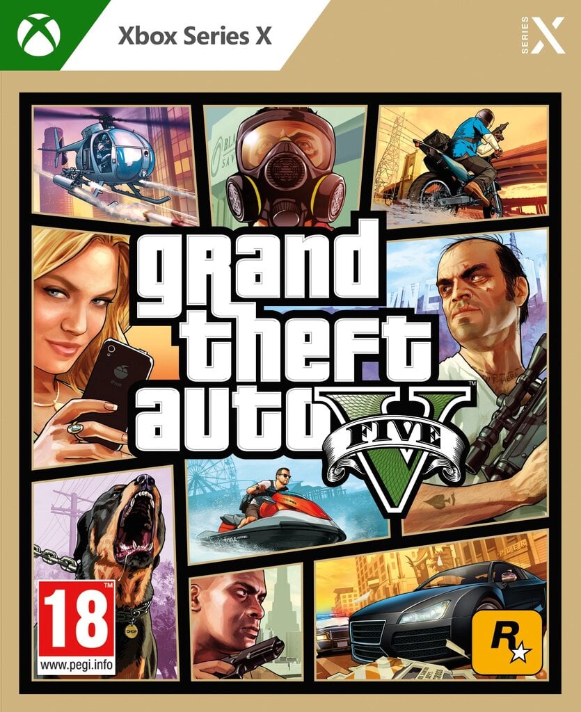 Grand Theft Auto V (Xbox Series X game) kaina ir informacija | Kompiuteriniai žaidimai | pigu.lt