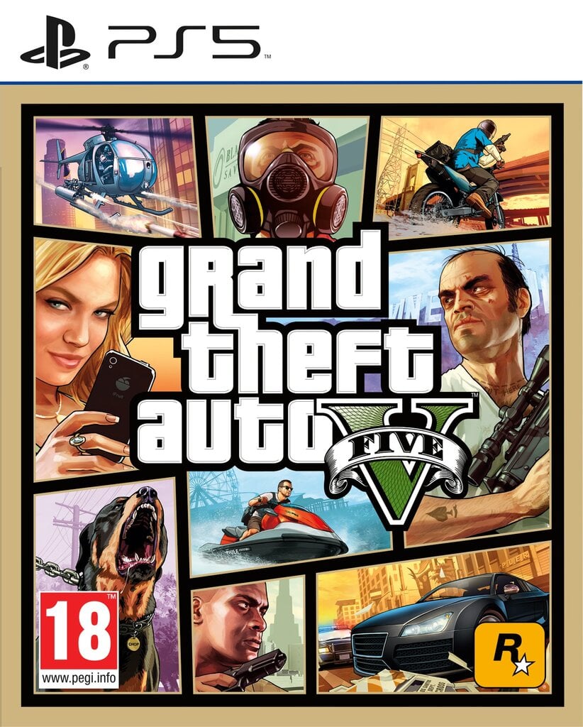 Grand Theft Auto V (Playstation 5 game) kaina ir informacija | Kompiuteriniai žaidimai | pigu.lt