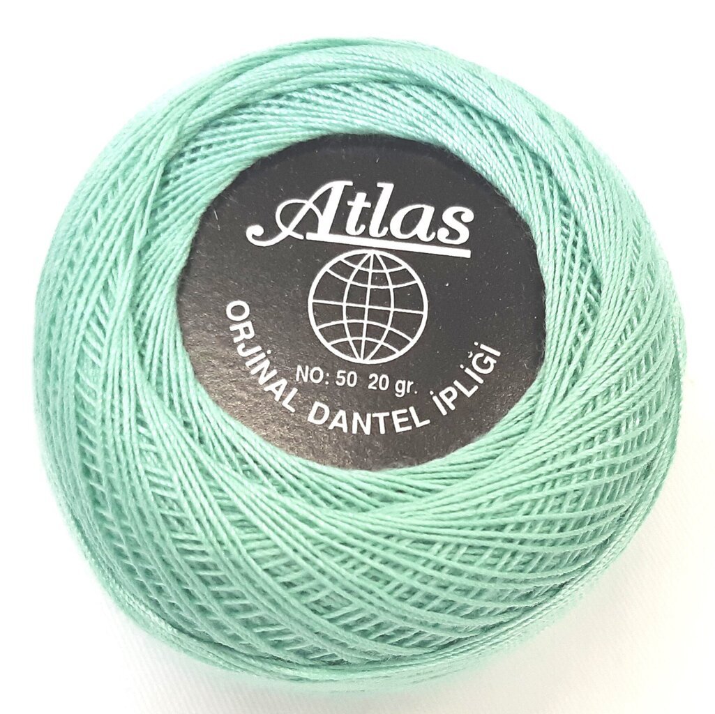 Nėrimo siūlai Atlas; spalva žalia 130 цена и информация | Mezgimui | pigu.lt
