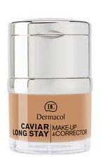 Makiažo pagrindas Dermacol Caviar Long Stay Make-Up and Corrector Makeup 5 Cappuccino, 30ml kaina ir informacija | Makiažo pagrindai, pudros | pigu.lt