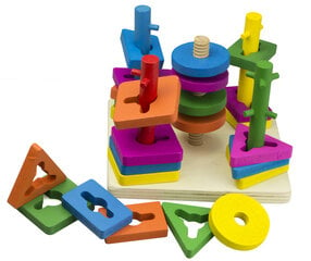 Деревянные кубики цена и информация | Развивающие игрушки | pigu.lt