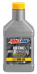 Alyva AMSOIL 10W-50 Synthetic Metric Motorcycle Oil 0.946ml (MSRQT) цена и информация | Моторные масла | pigu.lt