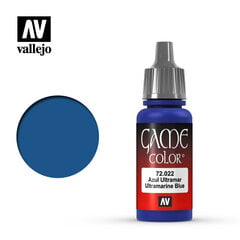 Акриловая краска Game Color Vallejo Ultramarine Blue 17 мл цена и информация | Принадлежности для рисования, лепки | pigu.lt
