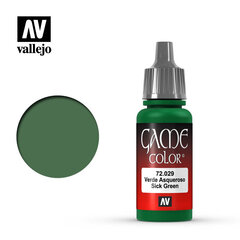 Sick Green 17 ml. Game Color 72029 Vallejo kaina ir informacija | Piešimo, tapybos, lipdymo reikmenys | pigu.lt