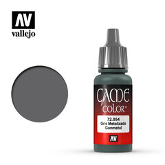 Gunmetal Metallic 17 ml. Game Color 72054 Vallejo kaina ir informacija | Piešimo, tapybos, lipdymo reikmenys | pigu.lt