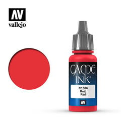 Red Ink 17 ml. Game Color 72086 Vallejo kaina ir informacija | Piešimo, tapybos, lipdymo reikmenys | pigu.lt