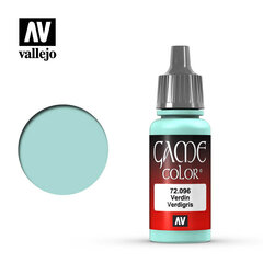 Verdigris 17 ml. Game Color 72096 Vallejo kaina ir informacija | Piešimo, tapybos, lipdymo reikmenys | pigu.lt