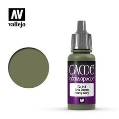 Краска акриловая Game Color Vallejo Heavy Grey Extra Opaque 17 мл цена и информация | Принадлежности для рисования, лепки | pigu.lt