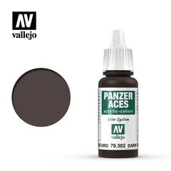 Dark Rust 17 ml. Panzer Aces 70302 Vallejo kaina ir informacija | Piešimo, tapybos, lipdymo reikmenys | pigu.lt